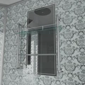 Душевая кабина Niagara Luxe NG-7744W (120x120х215) высокий поддон(50см),дверь раздвижная,стенки серебро,4 места 7744W