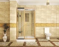 Душевая кабина Niagara Luxe NG-7711GL (90x120х215) низкий поддон(15см),дверь раздвижная,стенки золото,6 мест 7711GL