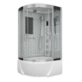 Душевая кабина Niagara Luxe NG-7712WR (80x120х215) высокий поддон(38см),дверь раздвижная,стенки серебро,4 места 7712WR