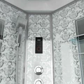 Душевая кабина Niagara Luxe NG-7712WR (80x120х215) высокий поддон(38см),дверь раздвижная,стенки серебро,4 места 7712WR