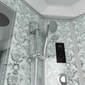 Душевая кабина Niagara Luxe NG-7712WR (80x120х215) высокий поддон(38см),дверь раздвижная,стенки серебро,4 места 7712WR