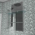 Душевая кабина Niagara Luxe NG-7712WR (80x120х215) высокий поддон(38см),дверь раздвижная,стенки серебро,4 места 7712WR