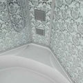 Душевая кабина Niagara Luxe NG-7712WR (80x120х215) высокий поддон(38см),дверь раздвижная,стенки серебро,4 места 7712WR