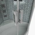 Душевая кабина Niagara Luxe NG-7712WR (80x120х215) высокий поддон(38см),дверь раздвижная,стенки серебро,4 места 7712WR
