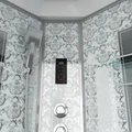 Душевая кабина Niagara Luxe NG-7710W (100x100х215) высокий поддон(45см),дверь раздвижная,стенки серебро,4 места 7710W