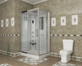 Душевая кабина Niagara Luxe NG-7711WL (90x120х215) низкий поддон(15см),дверь раздвижная,стенки серебро,6 мест 7711WL