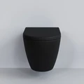 Унитаз Queen 113T20201R (570*360*400) ЧЁРНЫЙ МАТОВЫЙ подвесной БЕЗОБОДКОВЫЙ, 1 место 113T20201R