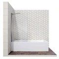 Шторка для ванны Ambassador Bath Screens 16041103 (80х140) хром,стекло прозрачное,неподвижное,1 место 16041103
