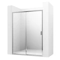 Дверь в нишу Ambassador Forsa 17021121AX (150х200) хром,стекло прозрачное,раздвижная,1 место 17021121AX