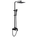 Душевая стойка ABBER Wasserfall AF8616B с изливом, черная матовая 4886 - фото 52161