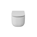 Унитаз подвесной Grossman Thin Rim GR-5605SQ (520х374х355) тонкий ободок,белый с тонкой крышкой,микролифт,смыв торнадо,1 место GR-5605SQ
