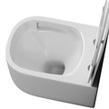Унитаз подвесной Grossman Thin Rim GR-5605SQ (520х374х355) тонкий ободок,белый с тонкой крышкой,микролифт,смыв торнадо,1 место GR-5605SQ