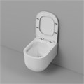 Унитаз подвесной Grossman Thin Rim GR-5605SQ (520х374х355) тонкий ободок,белый с тонкой крышкой,микролифт,смыв торнадо,1 место GR-5605SQ