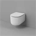 Унитаз подвесной Grossman Thin Rim GR-5605SQ (520х374х355) тонкий ободок,белый с тонкой крышкой,микролифт,смыв торнадо,1 место GR-5605SQ