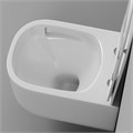 Унитаз подвесной Grossman Thin Rim GR-5605SQ (520х374х355) тонкий ободок,белый с тонкой крышкой,микролифт,смыв торнадо,1 место GR-5605SQ