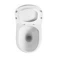 Унитаз подвесной Grossman Thin Rim GR-5604SQ (520х360х355) тонкий ободок,белый с тонкой крышкой,микролифт,смыв торнадо,1 место GR-5604SQ