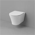 Унитаз подвесной Grossman Thin Rim GR-5604SQ (520х360х355) тонкий ободок,белый с тонкой крышкой,микролифт,смыв торнадо,1 место GR-5604SQ