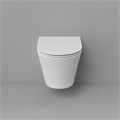 Унитаз подвесной Grossman Thin Rim GR-5604SQ (520х360х355) тонкий ободок,белый с тонкой крышкой,микролифт,смыв торнадо,1 место GR-5604SQ