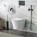 Унитаз подвесной Grossman Thin Rim GR-5604SQ (520х360х355) тонкий ободок,белый с тонкой крышкой,микролифт,смыв торнадо,1 место GR-5604SQ