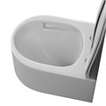 Унитаз подвесной Grossman Thin Rim GR-5606SQ (500х360х362) тонкий ободок,белый с тонкой крышкой,микролифт,смыв торнадо,1 место GR-5606SQ
