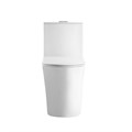Унитаз напольный Grossman Thin Rim GR-5607SQ (656х370х796) тонкий ободок,белый,моноблок с тонкой крышкой,микролифт,смыв торнадо,1 место GR-5607SQ