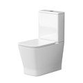 Унитаз напольный Grossman GR-4490SQ (605х365х820) безободковый,белый с тонкой крышкой,микролифт,смыв торнадо,2 места GR-4490SQ