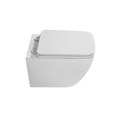 Унитаз подвесной Grossman Thin Rim GR-5603S (520х365х345) тонкий ободок,белый с тонкой крышкой,микролифт,1 место GR-5603S