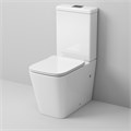 Унитаз напольный Grossman Classic GR-4445SQ (635х380х830) безободковый,белый с тонкой крышкой,микролифт,смыв торнадо,2 места GR-4445SQ
