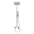 Душевая стойка Grossman Cosmo 500.K35.02.100 с верхним душем,ручной лейкой и смесителем,хром глянцевый,1 место 500.K35.02.100