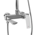 Душевая стойка Grossman Cosmo 500.K35.02.100 с верхним душем,ручной лейкой и смесителем,хром глянцевый,1 место 500.K35.02.100