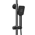 Душевая стойка Grossman Cosmo 500.K35.02.210 с верхним душем,ручной лейкой и смесителем,черный матовый,1 место 500.K35.02.210