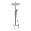 Душевая стойка Grossman Pragma 500.K35.03.100 с верхним душем,ручной лейкой и смесителем,хром глянцевый,1 место 500.K35.03.100
