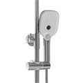 Душевая стойка Grossman Pragma 500.K35.03.100 с верхним душем,ручной лейкой и смесителем,хром глянцевый,1 место 500.K35.03.100