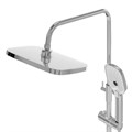 Душевая стойка Grossman Pragma 500.K35.03.100 с верхним душем,ручной лейкой и смесителем,хром глянцевый,1 место 500.K35.03.100