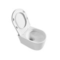 Унитаз подвесной Grossman Thin Rim GR-5602S (520х365х345) тонкий ободок,белый с тонкой крышкой,микролифт,1 место GR-5602S