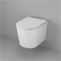 Унитаз подвесной Grossman Thin Rim GR-5602S (520х365х345) тонкий ободок,белый с тонкой крышкой,микролифт,1 место GR-5602S