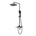 Душевая стойка Grossman Mercury 500.K35.10.210 с верхним душем,ручной лейкой и смесителем,черный матовый,1 место 500.K35.10.210