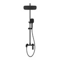 Душевая стойка Grossman Mercury 500.K35.10.210 с верхним душем,ручной лейкой и смесителем,черный матовый,1 место 500.K35.10.210