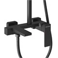 Душевая стойка Grossman Style 500.K35.05.210 с верхним душем,ручной лейкой и смесителем,черный матовый,1 место 500.K35.05.210
