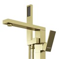 Смеситель напольный для ванны Grossman Falcon 530.K35.08.320 золото сатиновый,1 место 530.K35.08.320