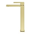 Смеситель для раковины высокий Grossman Style 520.K35.05.320 золото сатиновый,1 место 520.K35.05.320