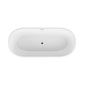 Ванна отдельностоящая Grossman Forta GR-27021MB (170х75х58) цвет черный/белый матовый,рифленая 1 место GR-27021MB