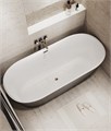Ванна отдельностоящая Grossman Forta GR-27021MB (170х75х58) цвет черный/белый матовый,рифленая 1 место GR-27021MB