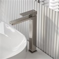Смеситель для раковины высокий Grossman Style 520.K35.05.120  брашированный никель,1 место 520.K35.05.120