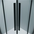 Душевое ограждение Grossman Galaxy 300.K33.01.9090.21.00 (90х90х195) квадрат,раздвижная,черный матовый,стекло прозрачное, 1 место 300.K33.01.9090.21.00