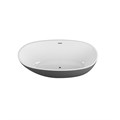 Ванна отдельностоящая Grossman Fly GR-1104MB (170х75х58) цвет черный/белый матовый,1 место GR-1104MB