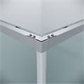 1/2 душевого ограждения Grossman Galaxy 1/2.K33.01.12.10.00 (120х195) хром,стекло прозрачное, 1 место 1/2.K33.01.12.10.00