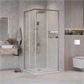 1/2 душевого ограждения Grossman Galaxy 1/2.K33.01.12.10.00 (120х195) хром,стекло прозрачное, 1 место 1/2.K33.01.12.10.00