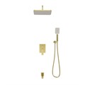 Душевая система скрытого монтажа Grossman Classic 501.K35.04.320 золото сатиновый,1 место 501.K35.04.320