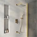 Душевая система скрытого монтажа Grossman Classic 501.K35.04.320 золото сатиновый,1 место 501.K35.04.320